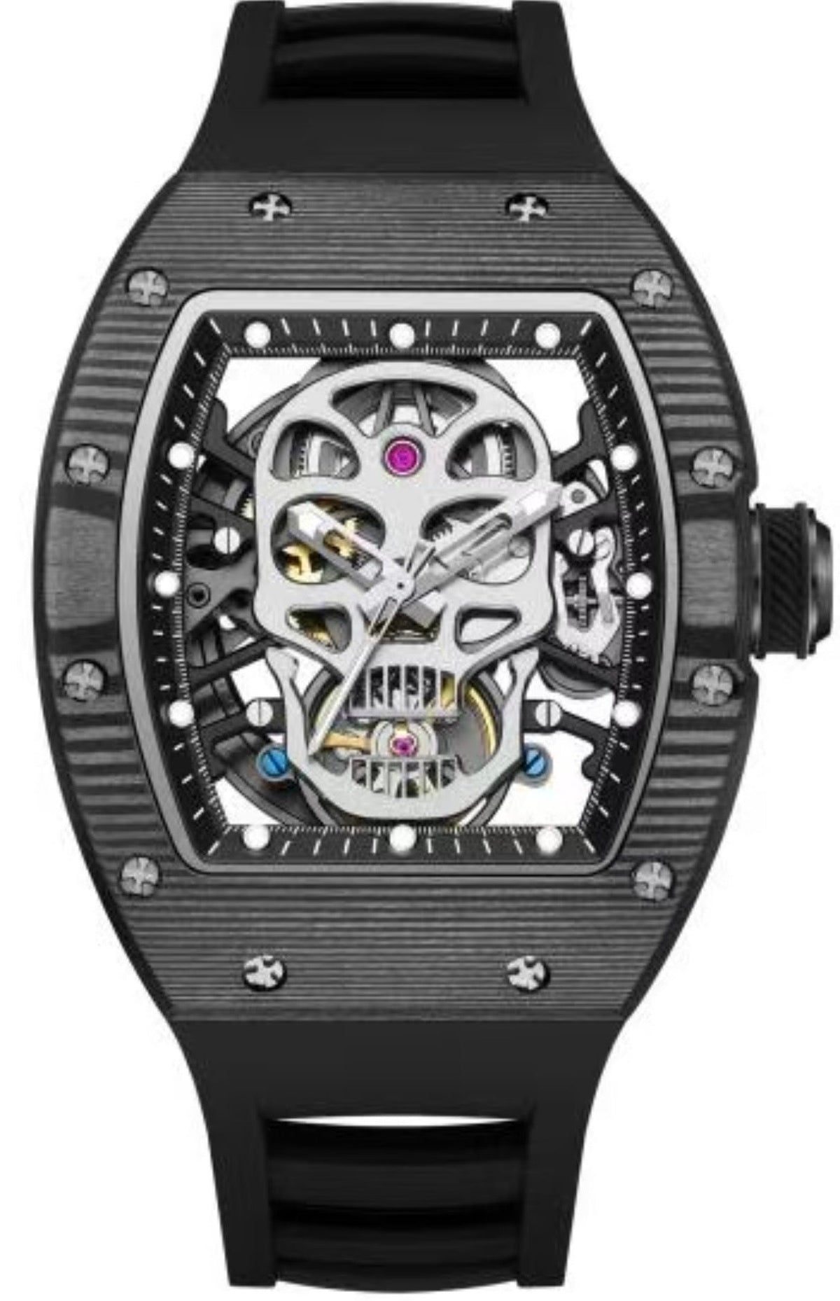 Richard Mille Style · Black Skull