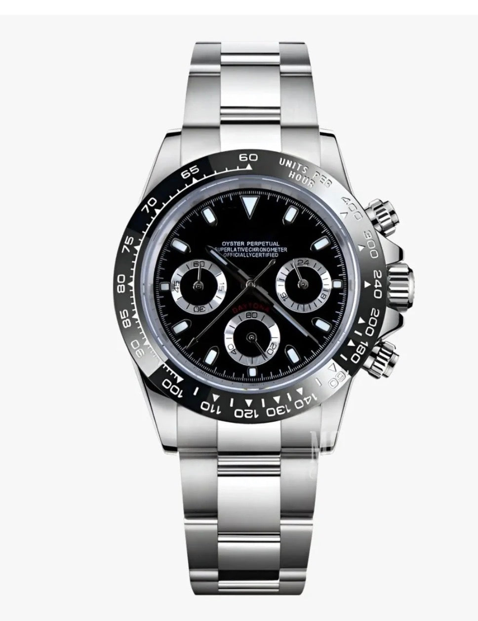 Daytona Style · Black Dial