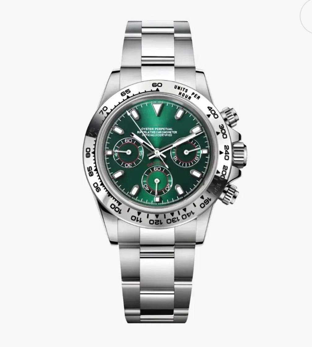 Daytona Style · Green Dial