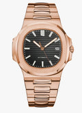 Nautilus Style · Rose Gold & Black