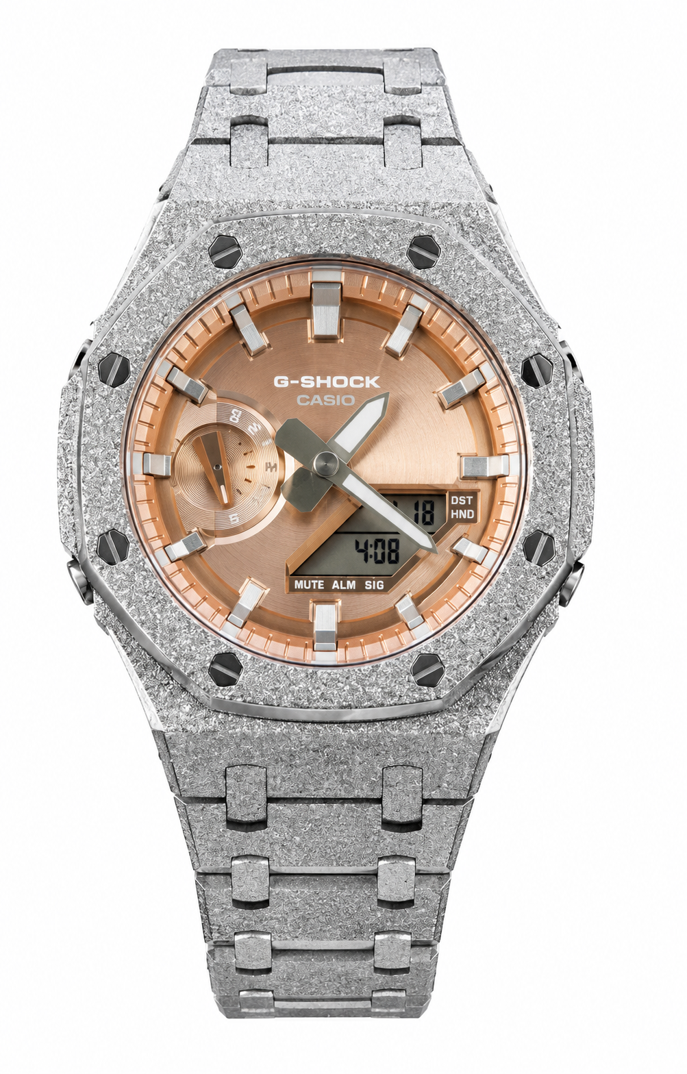 G-Shock Style · Iced Out Silver