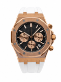 Royal Oak Style · Rose Gold & White