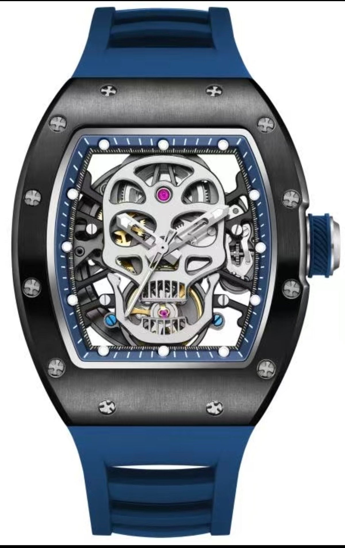 Richard Mille Style · Blue Skull