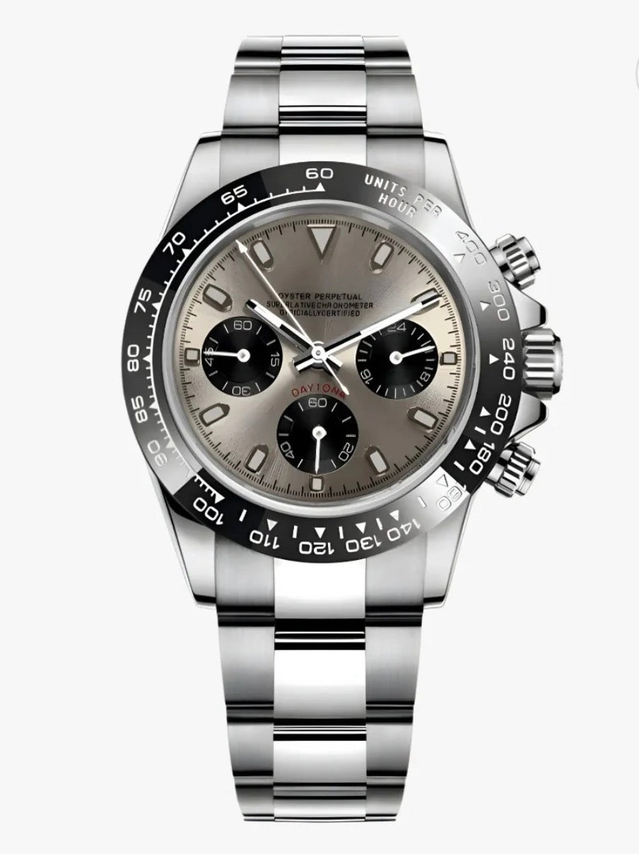 Daytona Style · Silver Dial