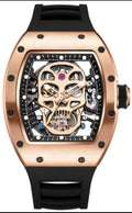 Richard Mille Style · Rose Gold Skull