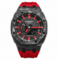 G-Shock Style · Red Carbon Fiber