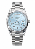 Day-Date Style · Blue Arabic Dial
