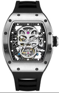 Richard Mille Style · Skull Black & Silver