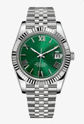 Datejust Style · Green Roman Dial