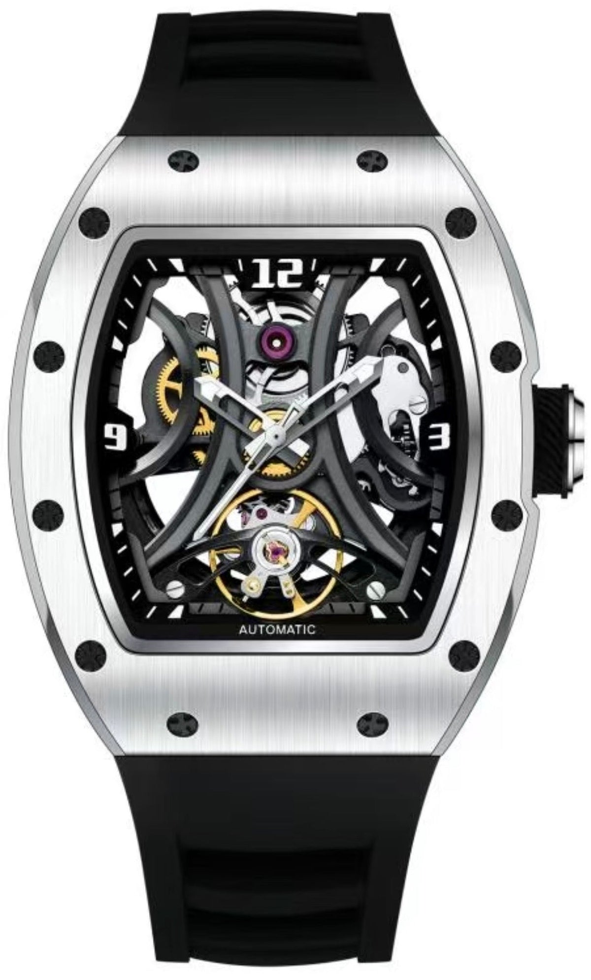 Richard Mille Style · Skeleton White