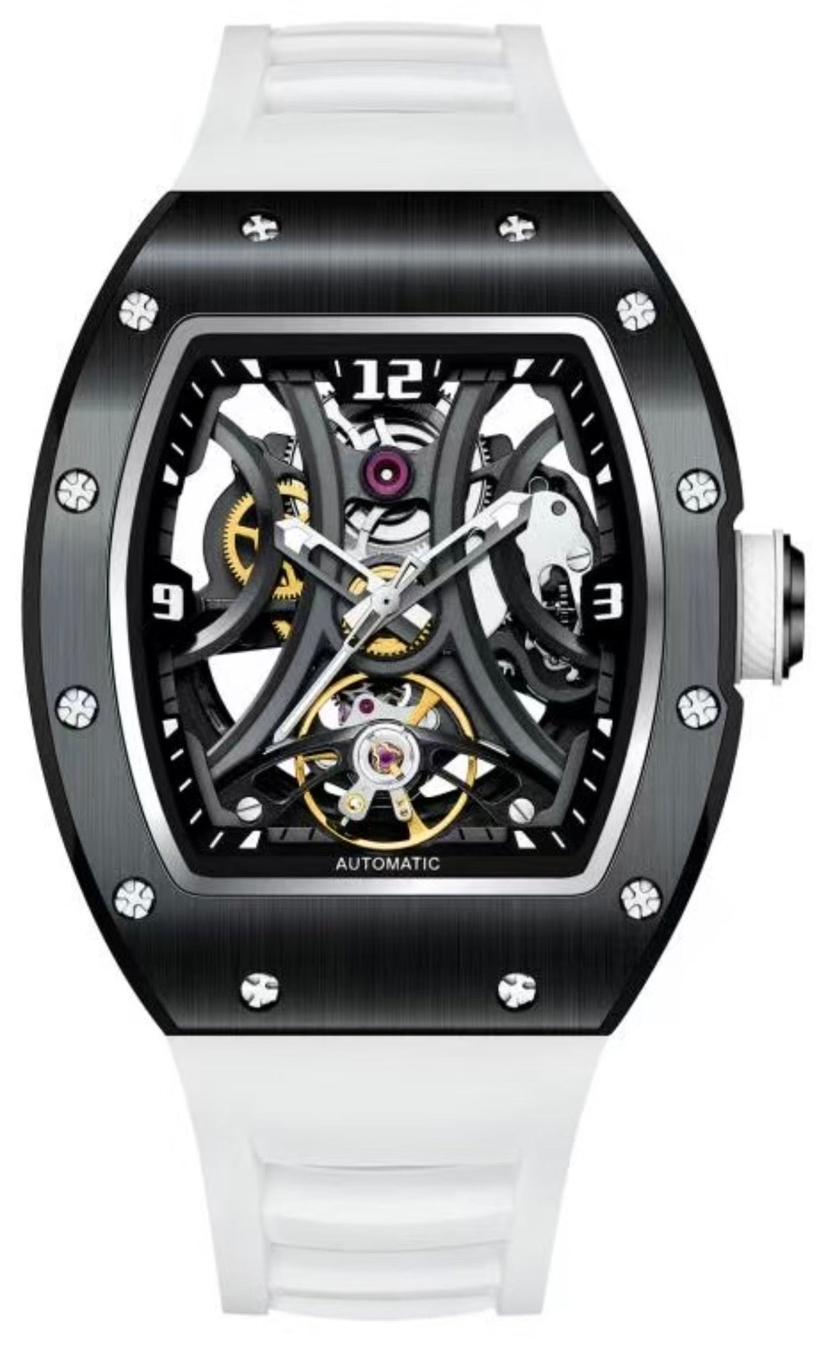 Richard Mille Style · Skeleton White Bracelet