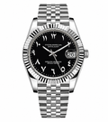 Datejust Style · Black Arabic