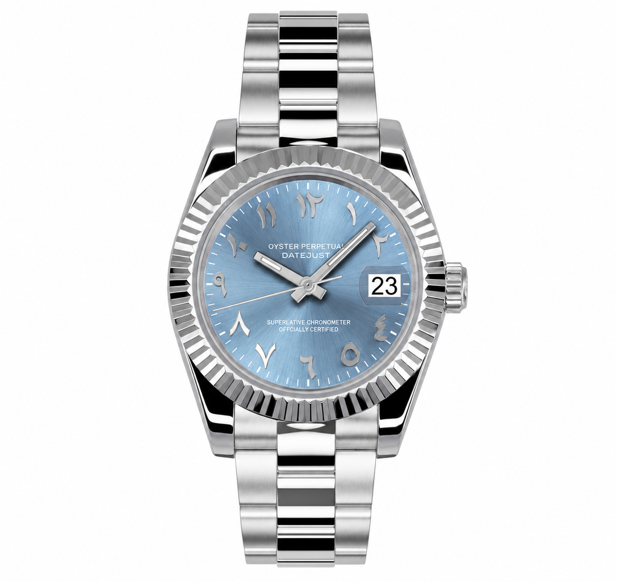 Datejust Style · Ice Blue