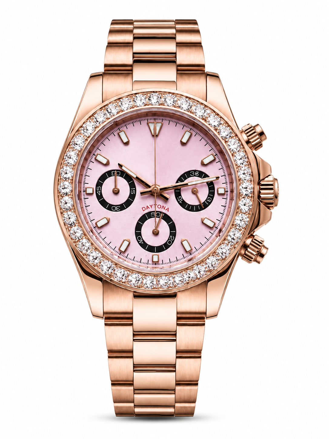 Daytona Style · Rose Gold & Pink