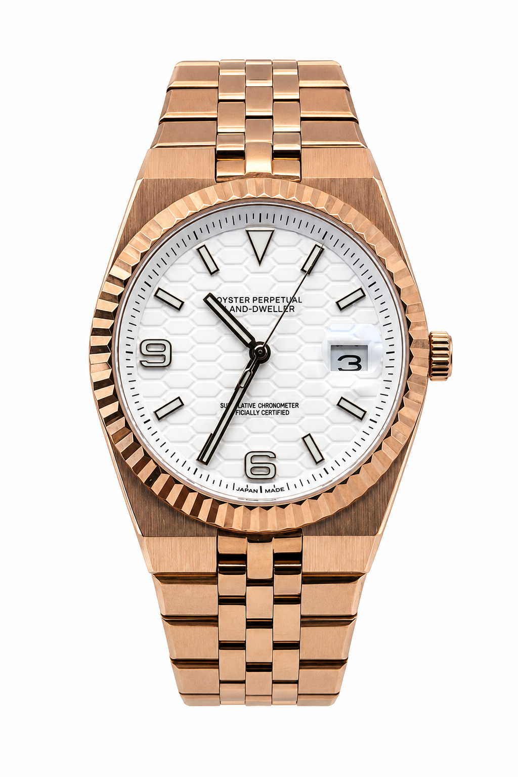 Land-Dweller Style · Rose Gold & White