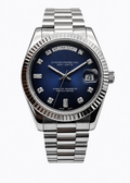 Day-Date Style · Midnight Blue Baguette Diamonds