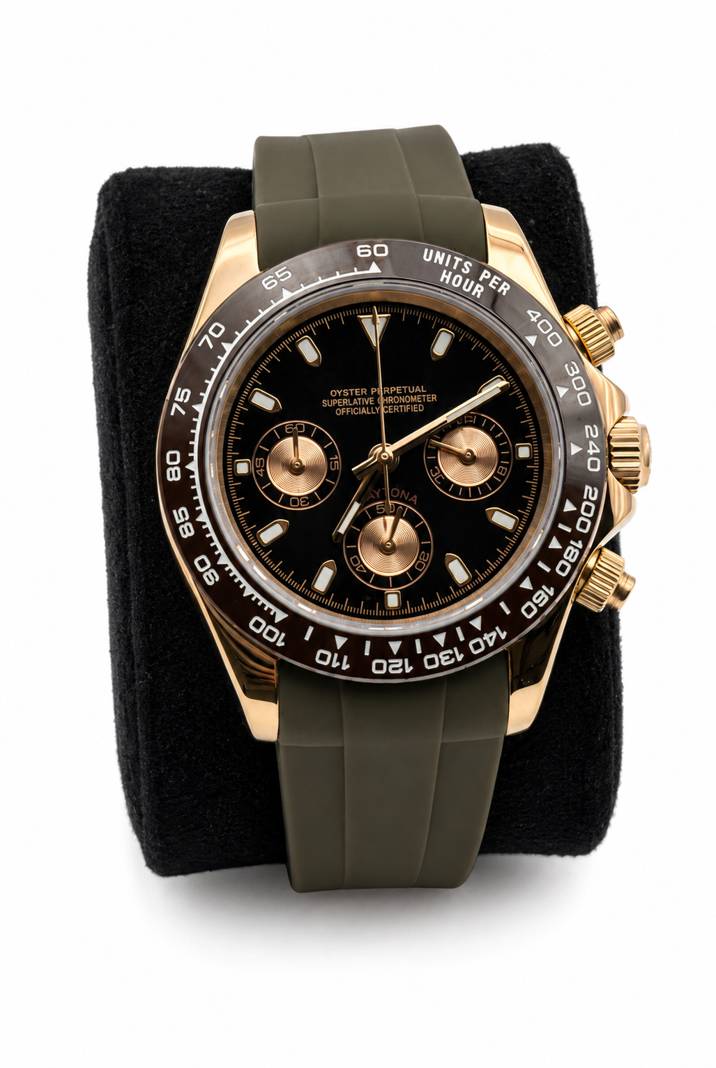 Daytona Style · Mocha & Rose Gold