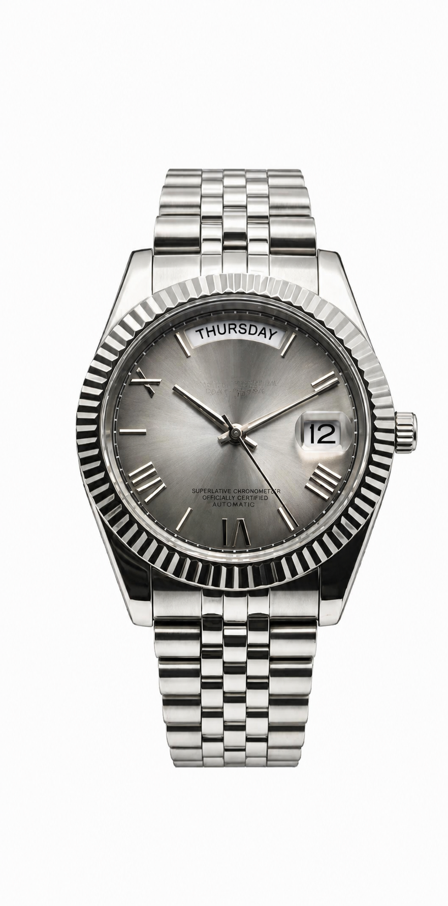Day-Date Style · Smoke Dial