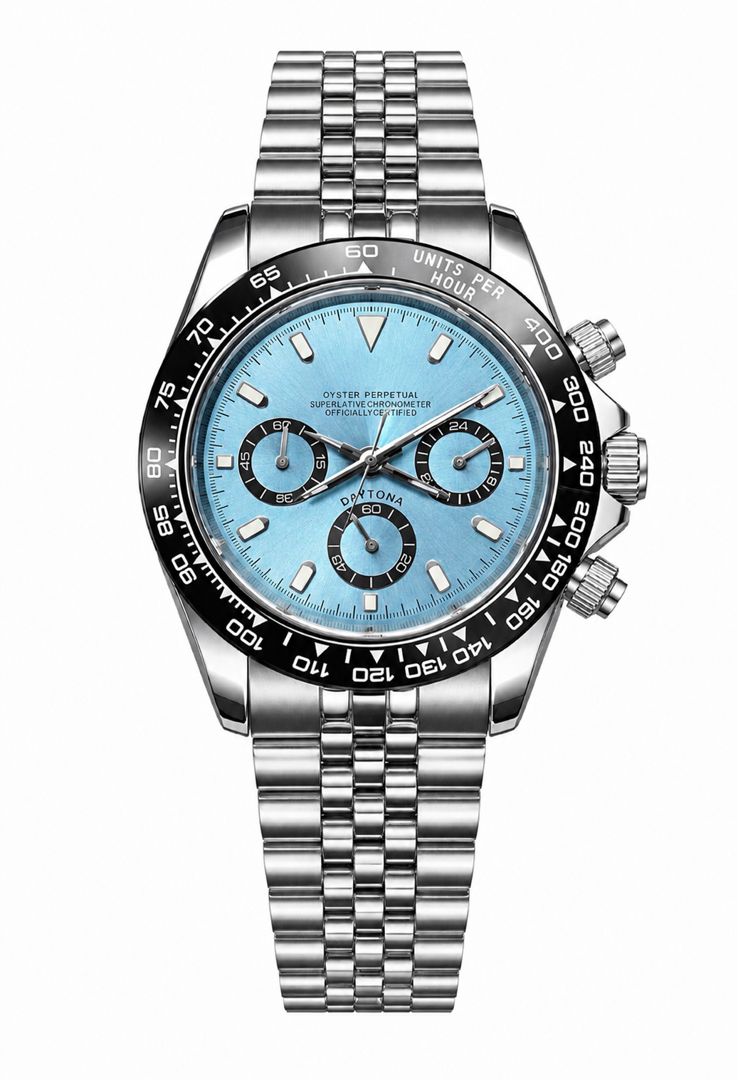 Daytona Style · Platinum Blue Jubilee