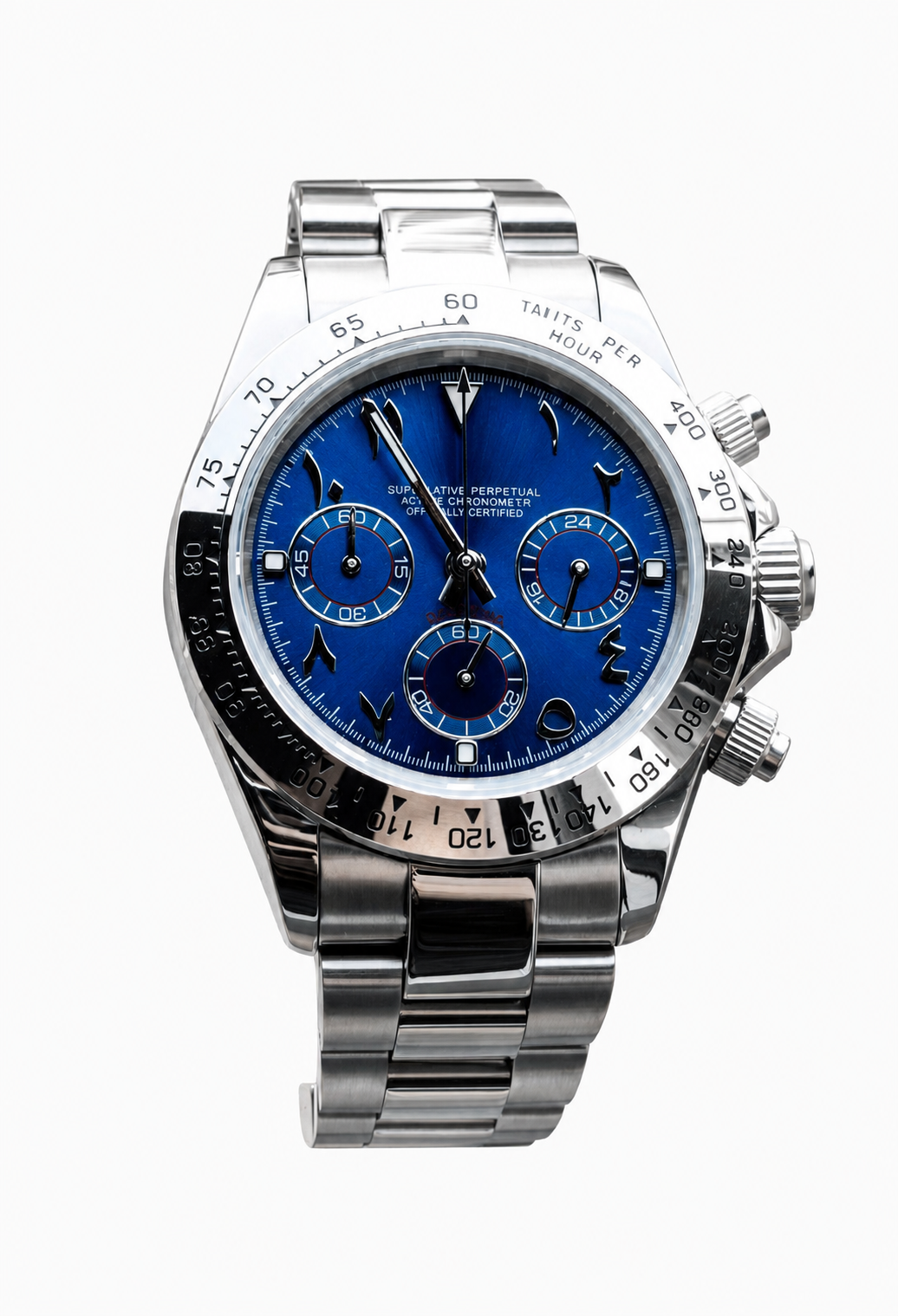 Daytona Style · Ocean Blue Arabic Dial