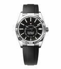 Sky-Dweller Style · Black Oysterflex