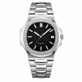 Nautilus Style · Black & Silver