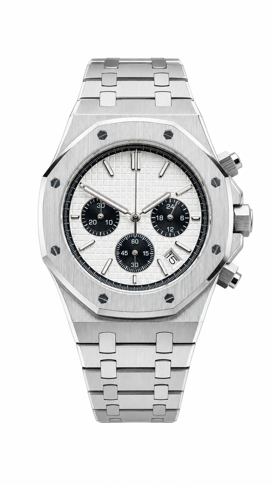 Royal Oak Style · Panda Chronograph