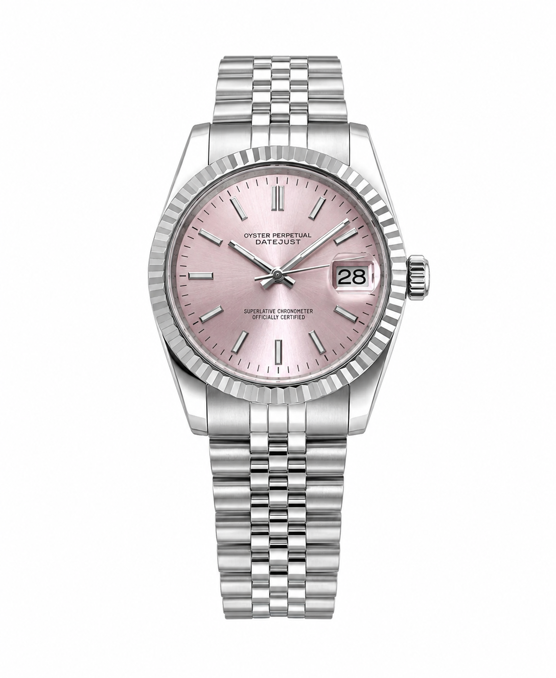 Datejust Style · Pink Dial Femme