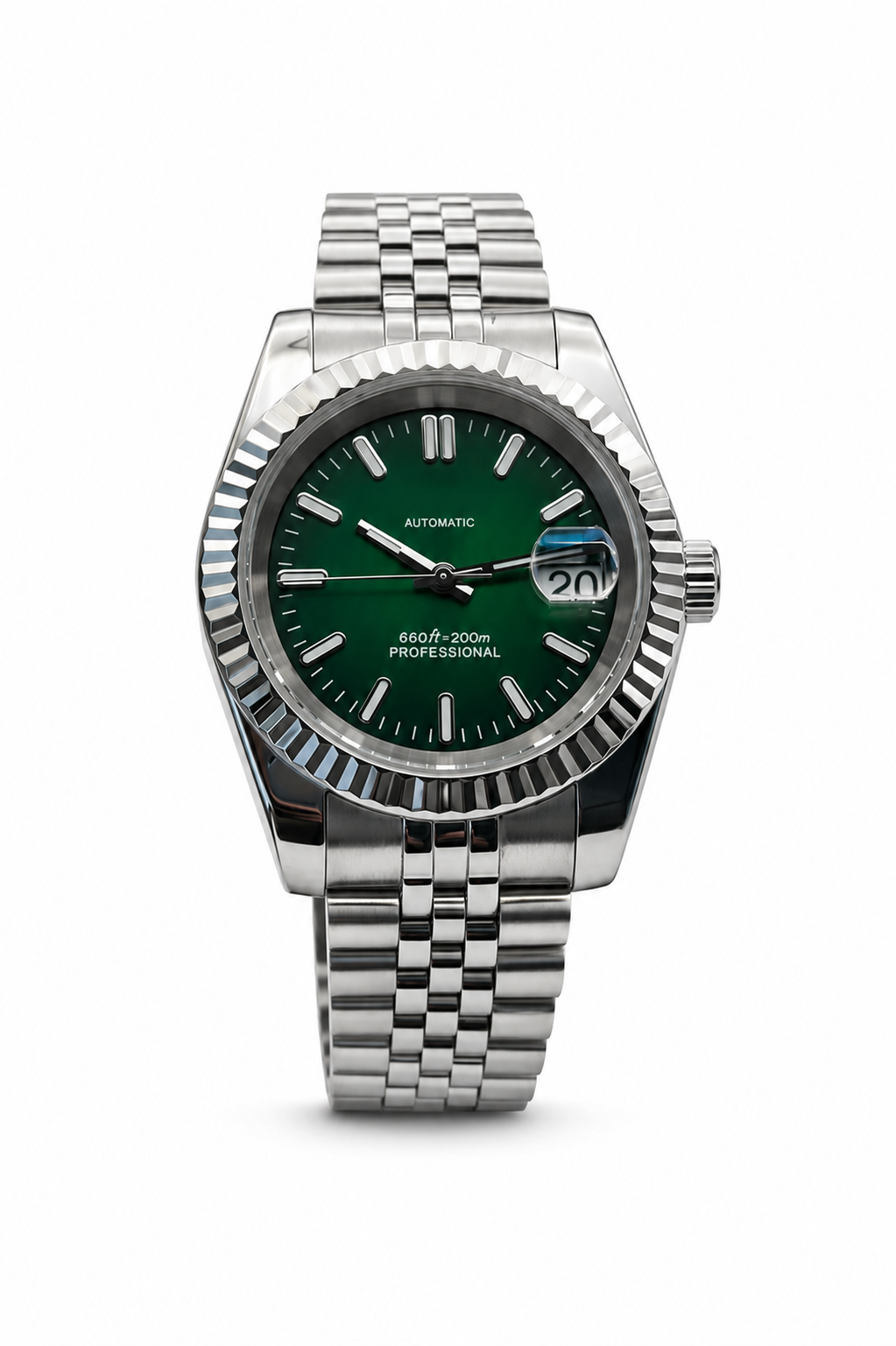 Datejust Style · Green Ombre