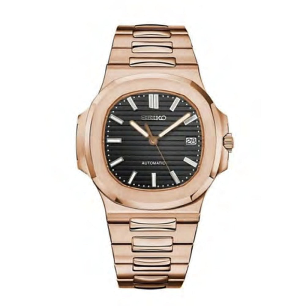 Nautilus Style · Rose Gold Black
