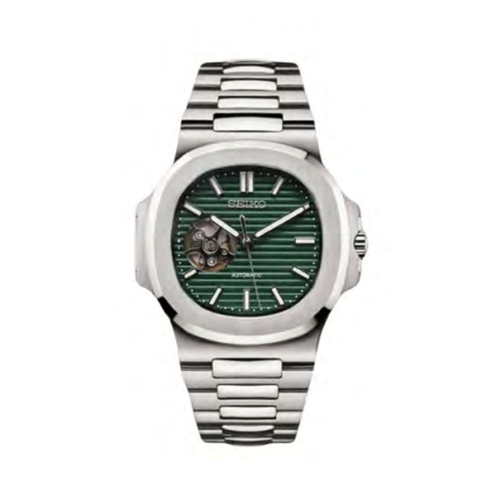 Nautilus Style · Open Heart Green