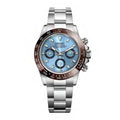 Daytona Style · Ice Blue & Brown Bezel