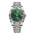 Datejust Style · Green Roman