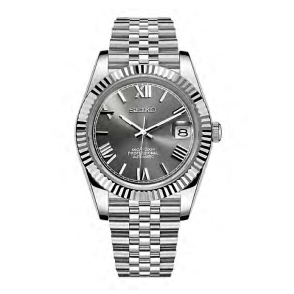 Datejust Style · Grey Roman