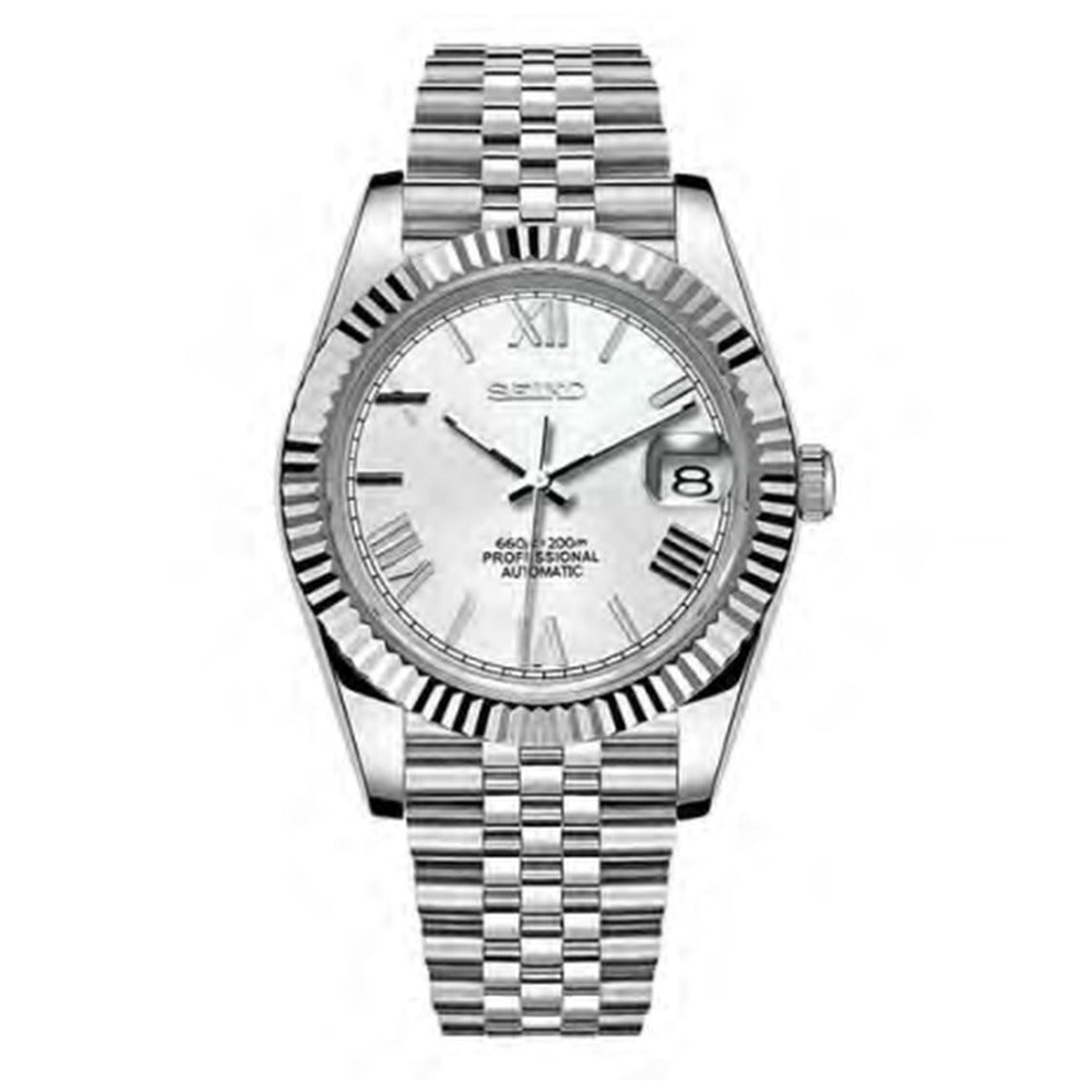 Datejust Style · White Roman