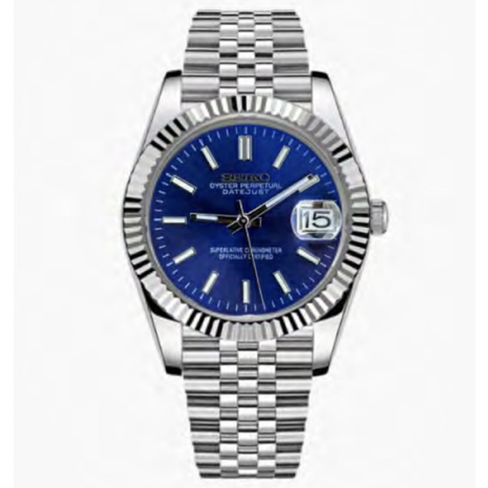 Datejust Style · Royal Blue