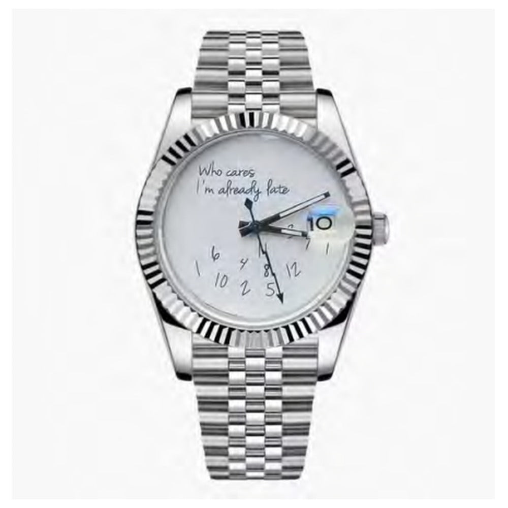 Datejust Style · Who Cares White