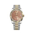 Datejust Style · Two-Tone Salmon Arabic