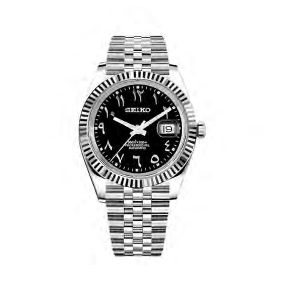 Datejust Style · Black Arabic Dial