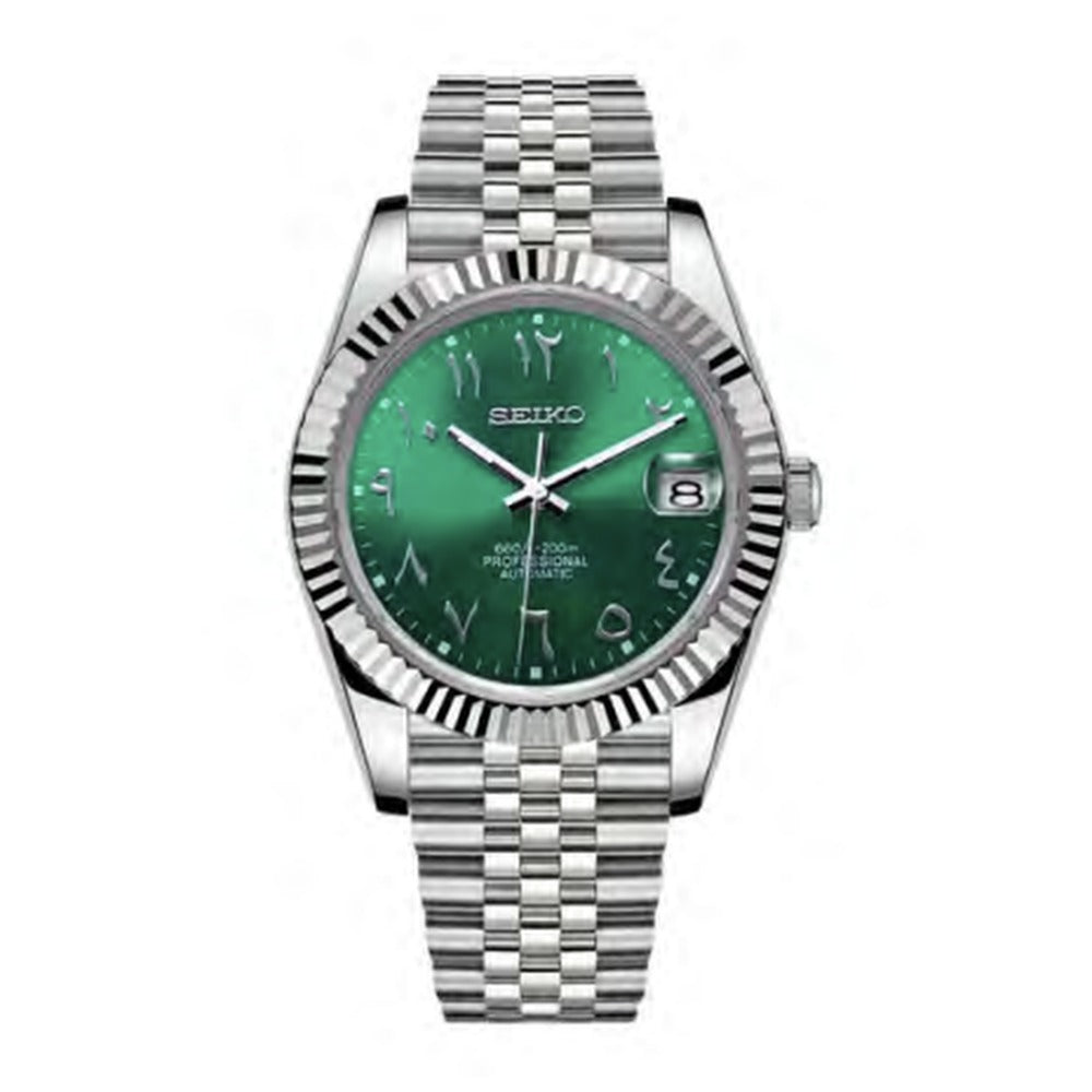 Datejust Style · Emerald Arabic