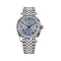 Datejust Style · Light Blue Arabic
