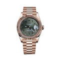 Datejust Style · Rose Gold Olive Arabic