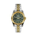 Datejust Style · Two-Tone Green Arabic