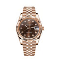 Datejust Style · Rose Gold Crystal Champagne