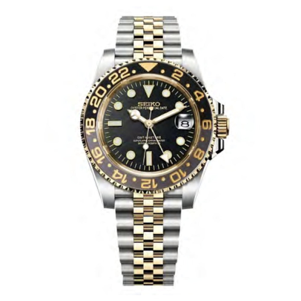 GMT Style · Two-Tone Gold Black