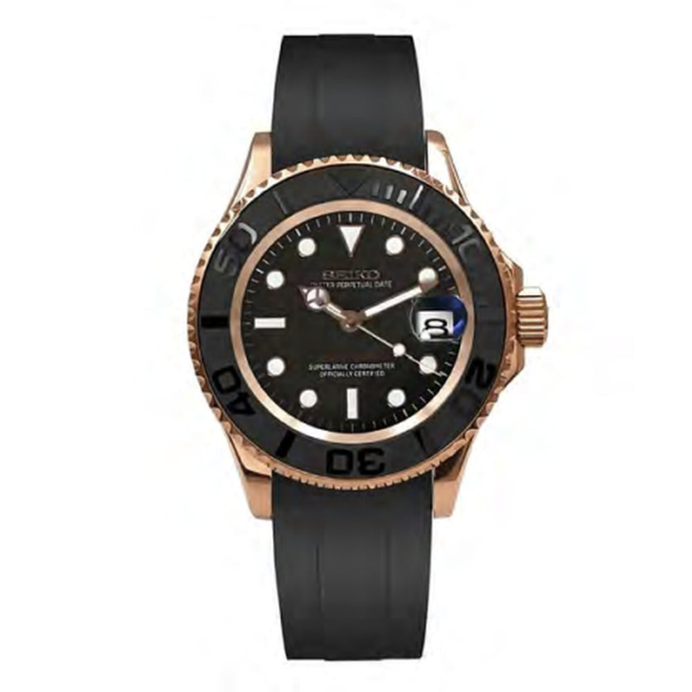 Yacht-Master Style · Rose Gold Rubber