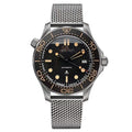 Seamaster Style · Black & Orange Mesh