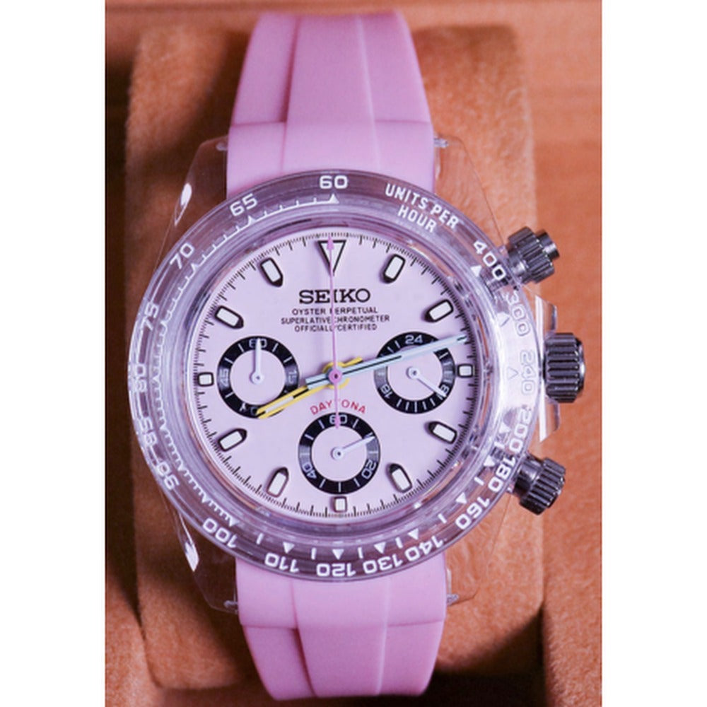 Daytona Style · Clear Case Pink