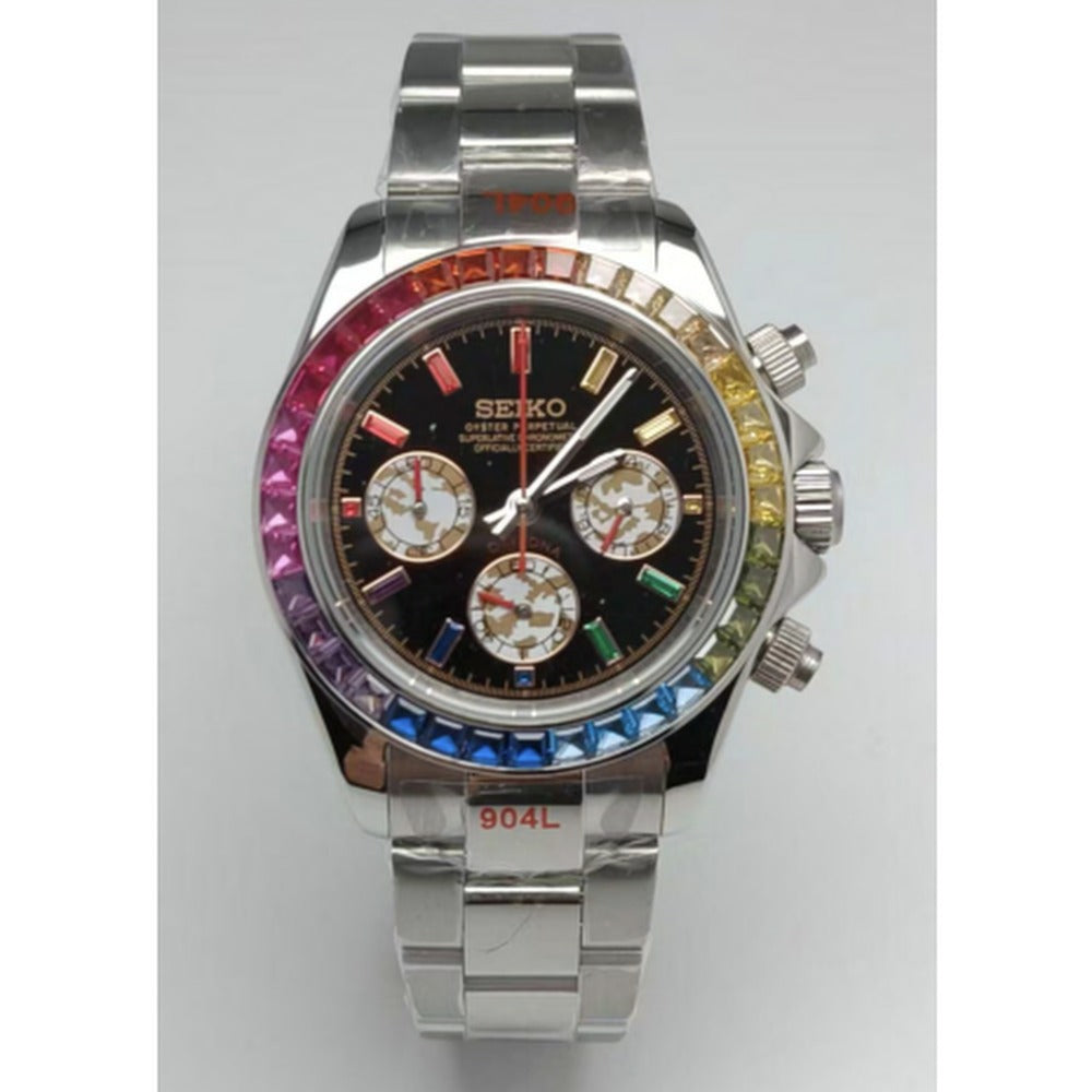 Daytona Style · Rainbow Bezel