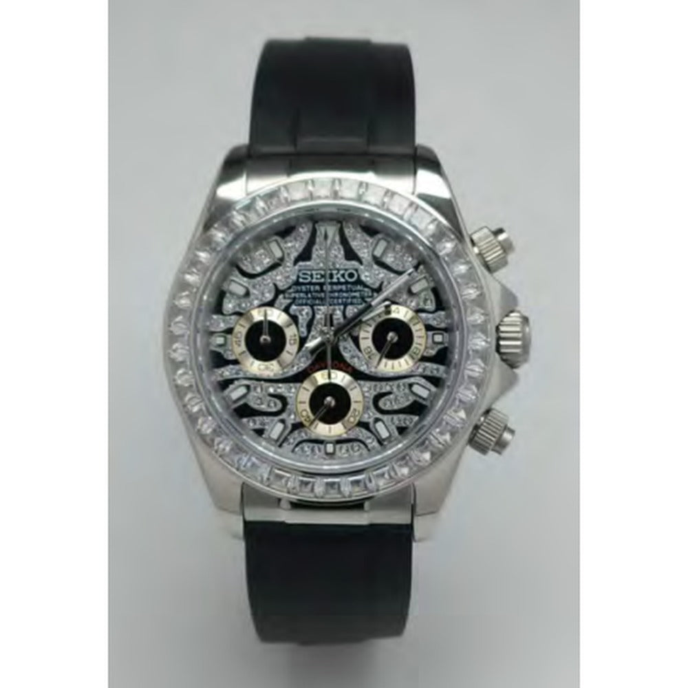 Daytona Style · Iced Diamond Dial